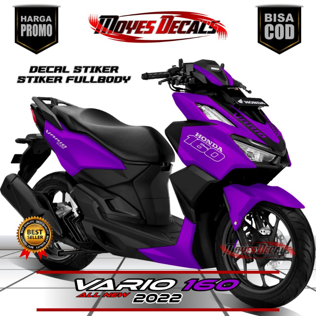 Decal sticker Honda Vario 160 New ABS/NON ABS fullbody Dekal Stiker Motor Honda Vario 160 Murah deca