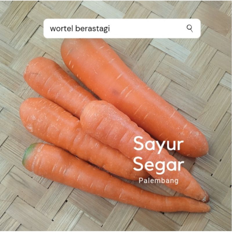 

Wortel Brastagi 250 gr sayur segar palembang