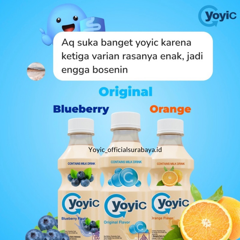 

Flash Sale Yoyic Minuman fermentasi isi 12 Botol Varian Blueberry