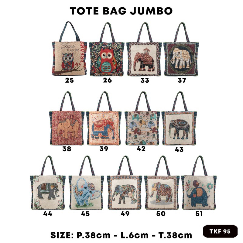 Tas Bangkok Gajah Jumbo
