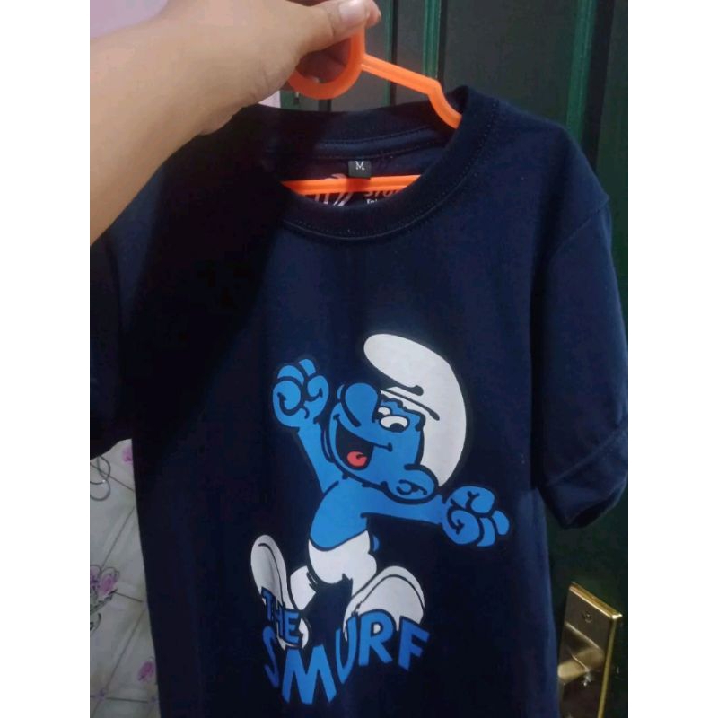 kaos anak smurf