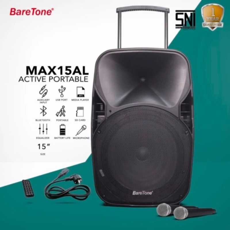 SPEAKER PORTABLE MEETING BARETONE MAX15AL USB MP3 BLUETOOTH