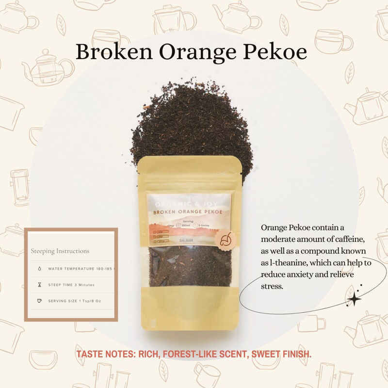 

Teh Hitam BOP /Broken Orange Pekoe Black Tea (Anti kolesterol)