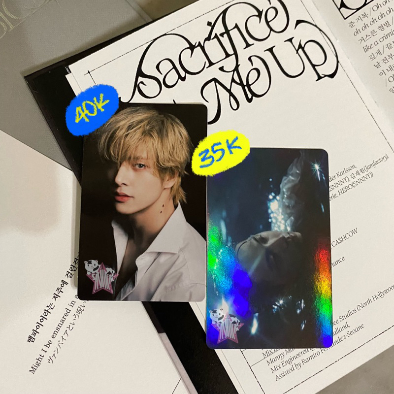 photocard pc enhypen jake jay dark blood engene ver. concept pob weverse global