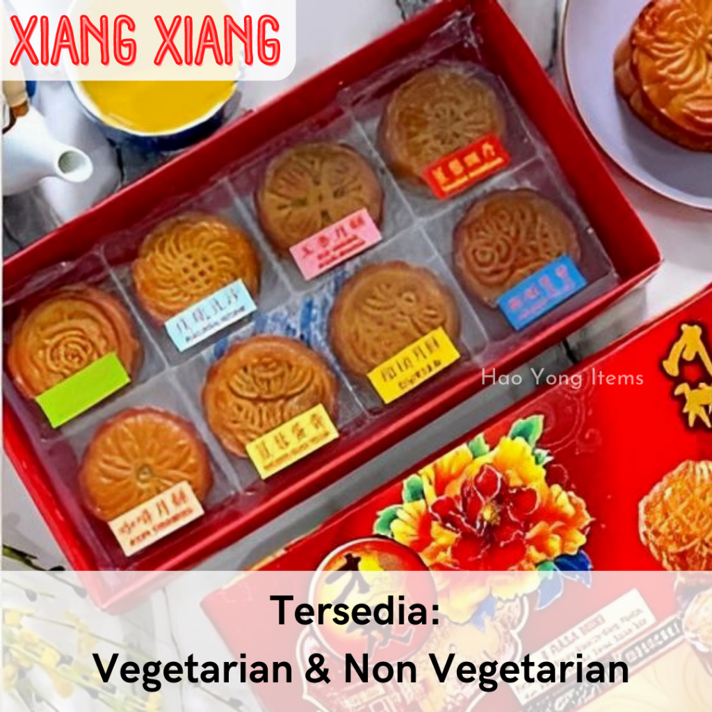 

Bestseller Kue Bulan Xiang Xiang Mini 8pcs / Mooncake Mini Isi 8 / Kue Bulan Medan / Kue Bulan Mini