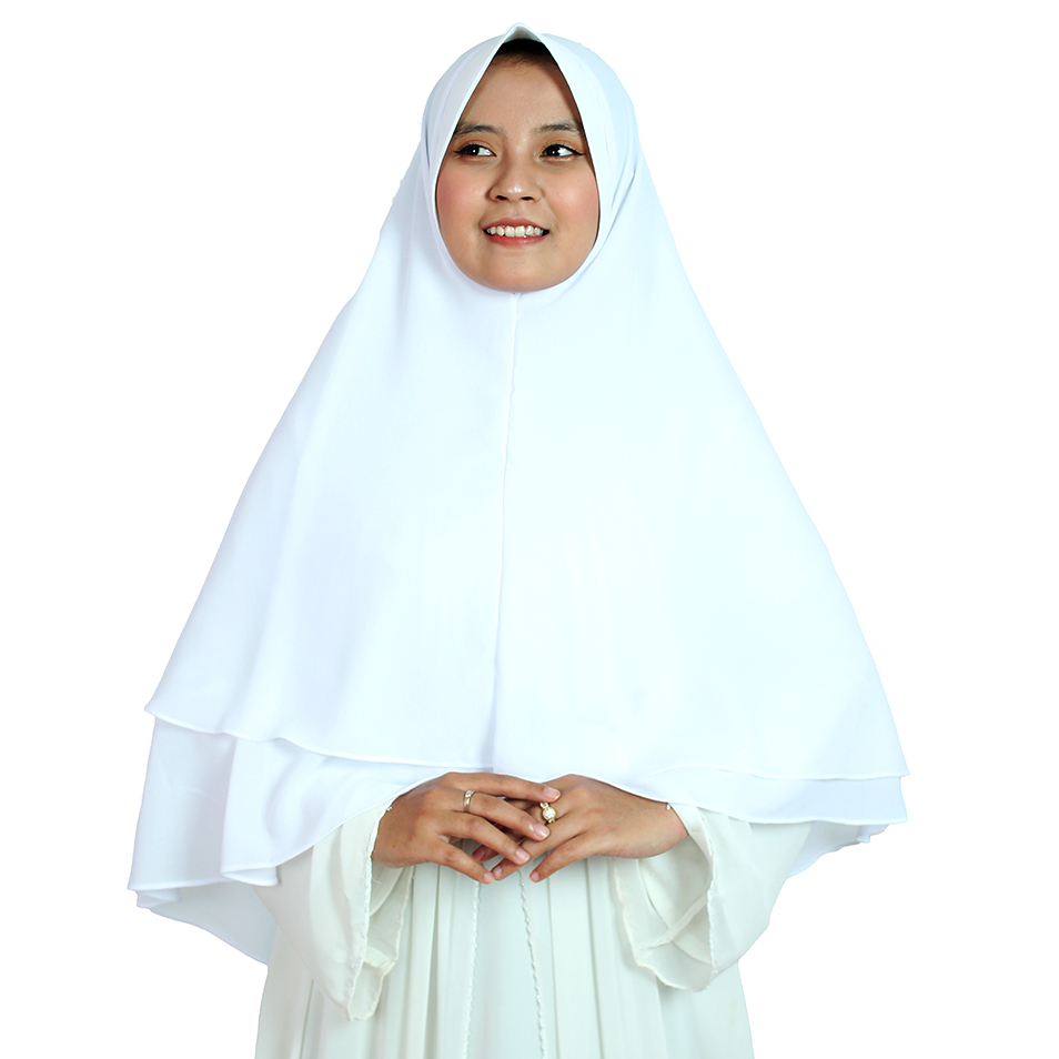 Jilbab Instan Hijab Bergo Kerudung Krudung Instant Syari Menutup Dada Sport Premium Pet Terbaru Dua 