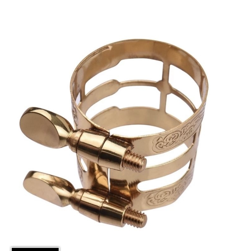 Saxophone Alto Ligature Dengan Ukiran