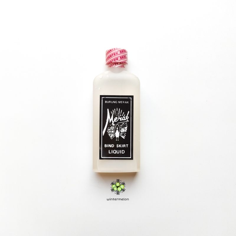 1 Botol Obat Plisket Cap Merak / Obat Plisket Kain / Bind Skirt Liquid /  Pleating / Obat Plisket Un