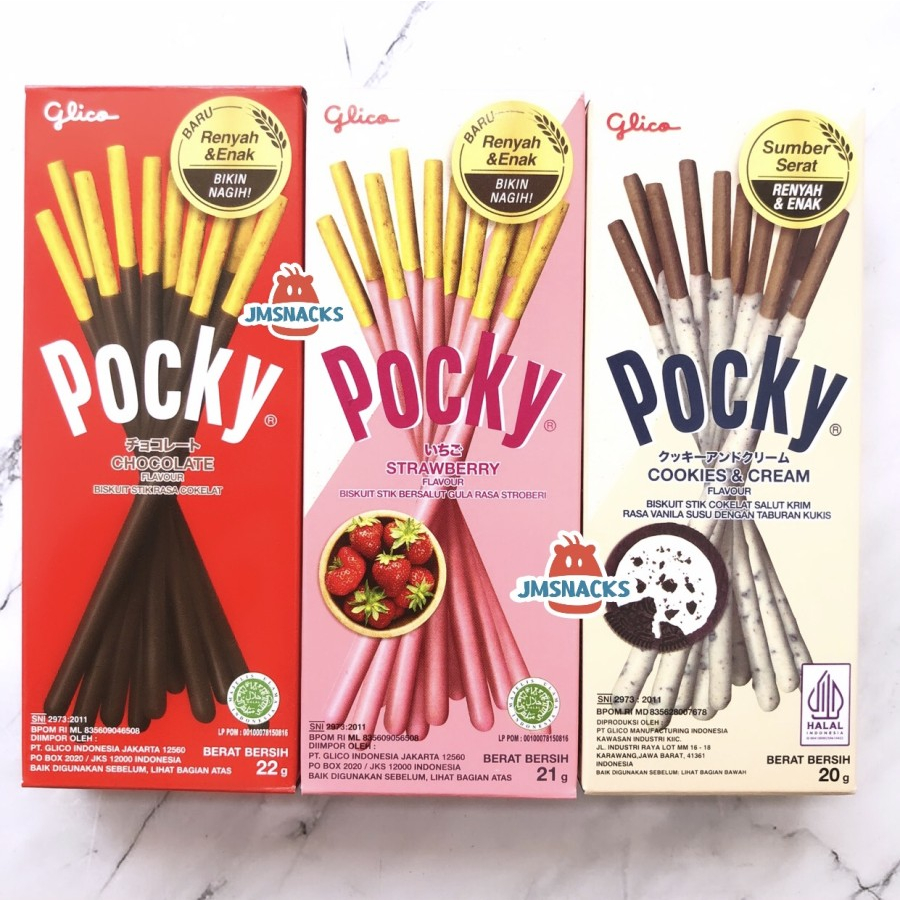 

Glico Pocky Mini Chocolate / Strawberry 22gr 22 gr