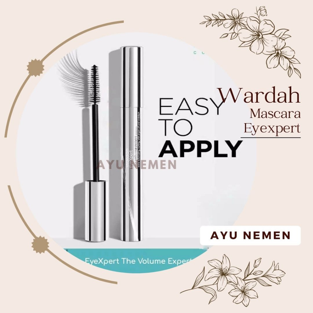 WARDAH EYEXPERT THE VOLUME EXPERT MASCARA / WARDAH MASCARA VOLUME EXPERT