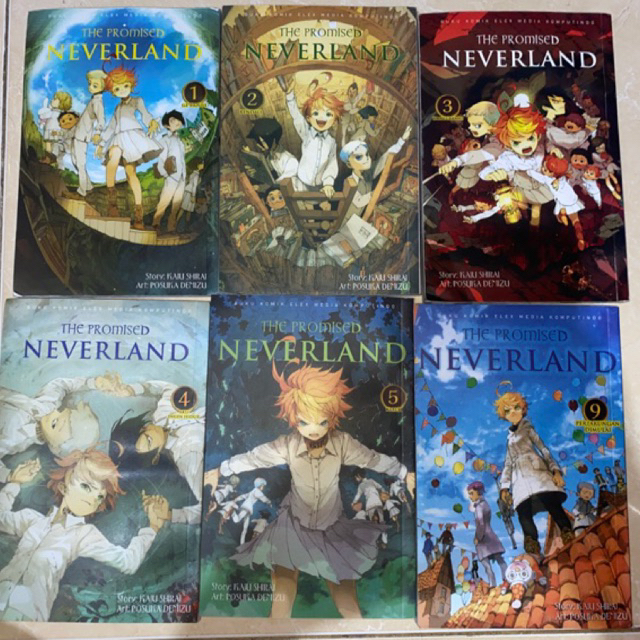 [PRELOVED KOMIK] The Promised Neverland (VOL 1-5,9)