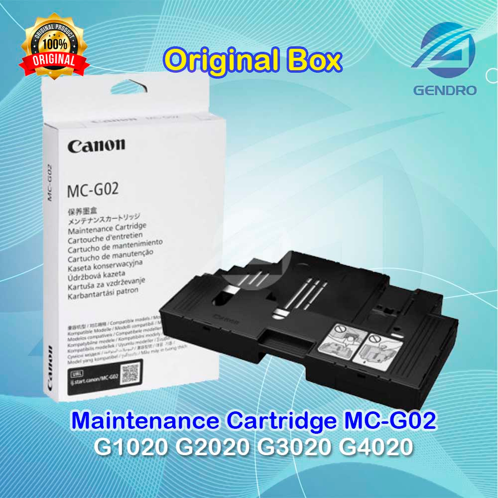 Maintenance Box Cartridge Original Canon MC- G02 G1020 G2020 G3020 losepack