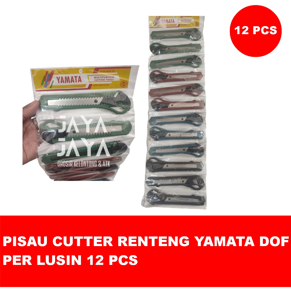 

PISAU CUTTER RENTENG YAMATA / SAILOR MAN DOF PER LUSIN 12 PCS