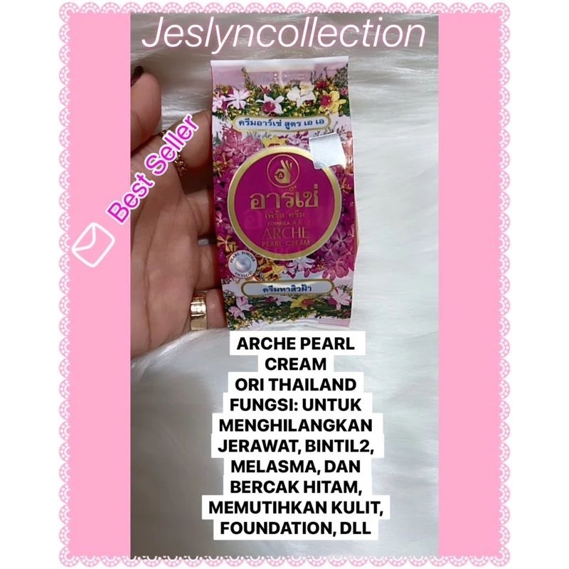 Arche pearl cream original thailand/cream jerawat siang hari BEST SELLER