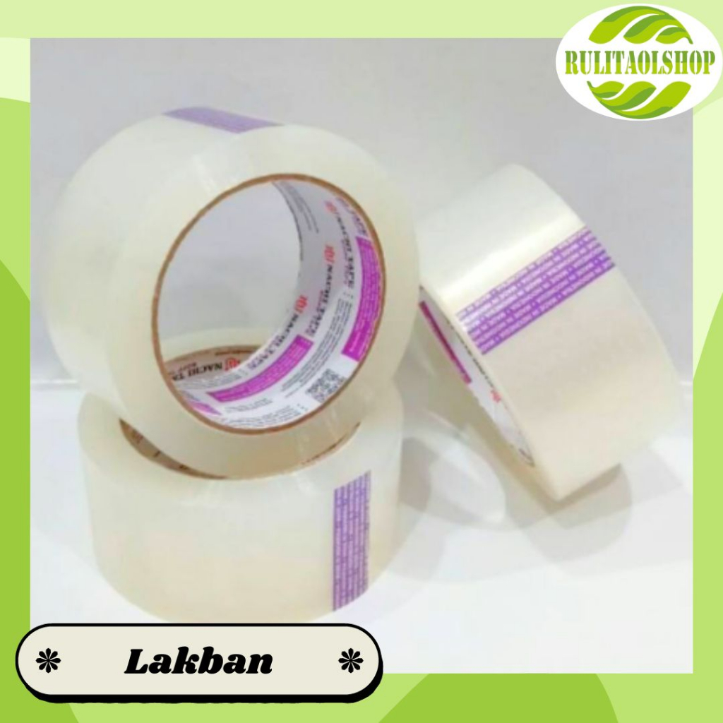 

Lakban Isolasi Bening NACHI 48mm x 100 Yard Plakban bening Nachi Murah