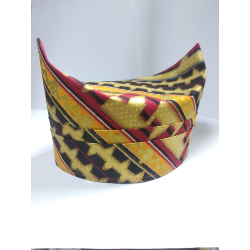 Peci tapis adat lampung peci tapis sablon