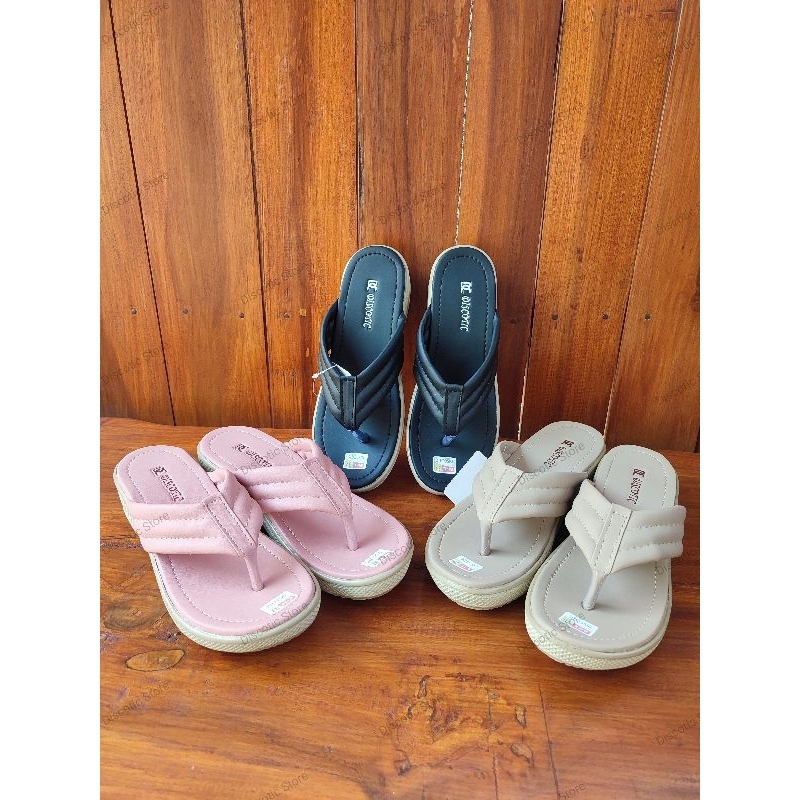 Sandal Jepit Wanita Hak tinggi(Wedges) terlaris