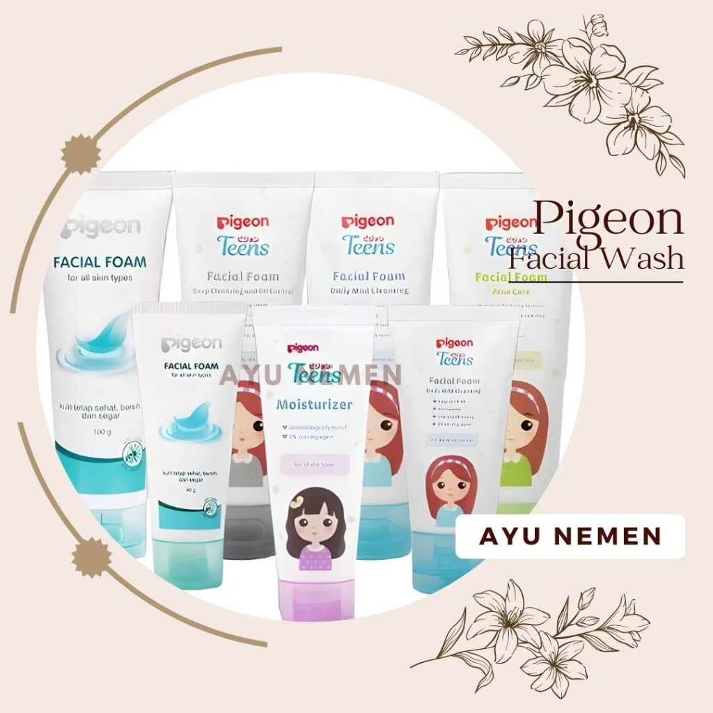 PIGEON TEENS FACIAL FOAM SERIES 100ML / PIGEON TEENS FACE WASH 100ML / PIGEON FACE WASH