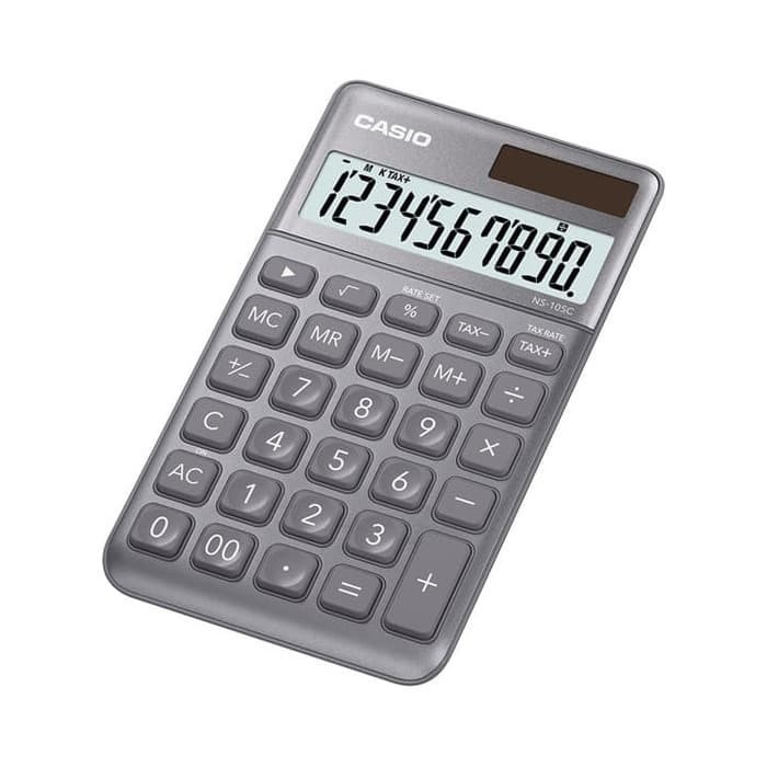 

CASIO Colorful Calculator NS-10SC-Grey