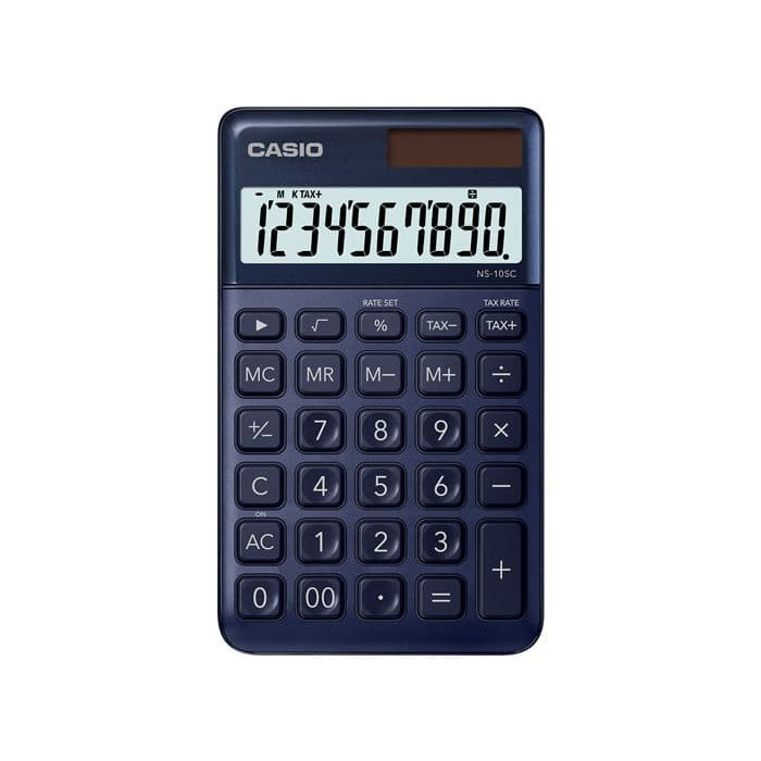 

CASIO Colorful Calculator NS-10SC-Navy