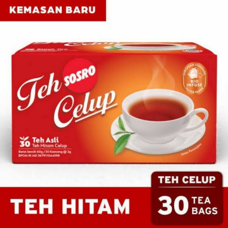 

SOSRO TEH CELUP MERAH BOX 30X2 GRAM