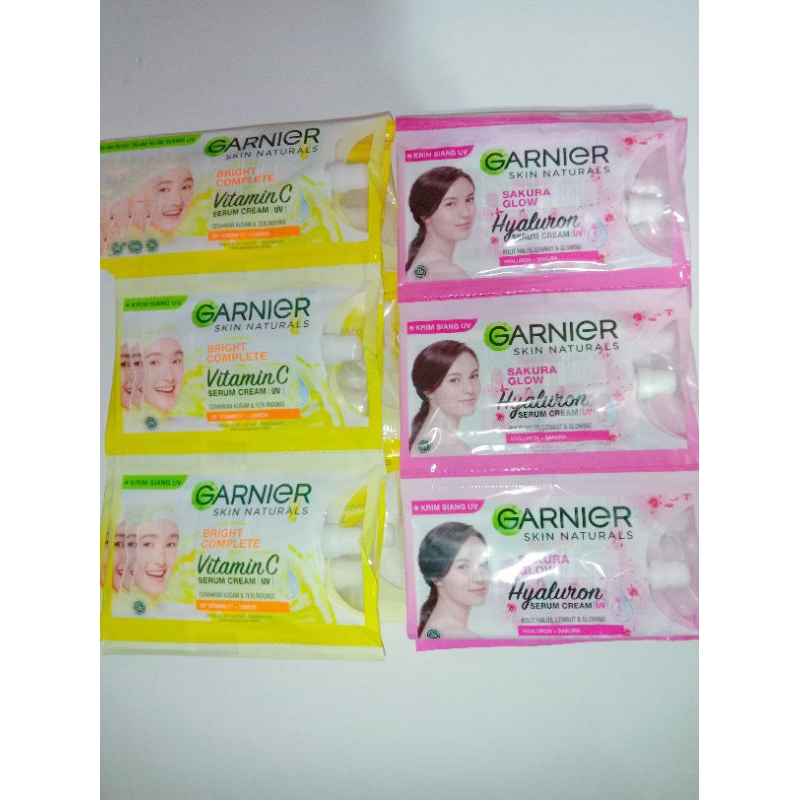 Cream Garnier Sachet Isi 12sachet - Pelembab Garnier Renteng Isi 12sachet