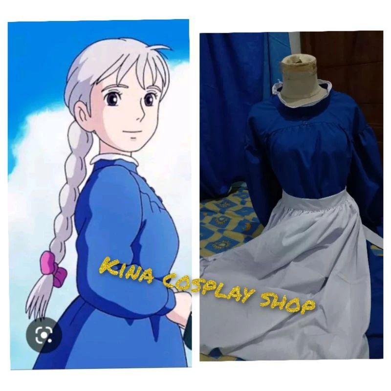 Howl's Moving Castle Sophie Cosplay Costume Anime