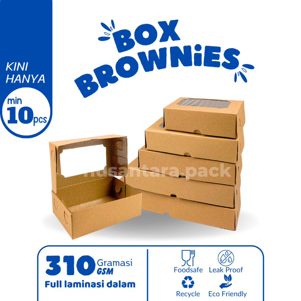 

Box Bolen Donut Kotak Brownies Bolu Dus Cake Kue Dos Spikoe Kardus Taichan Kraft Coklat 26x10x5