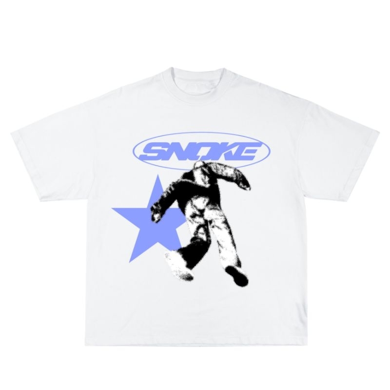 Glucklich - T-shirt White Snoke