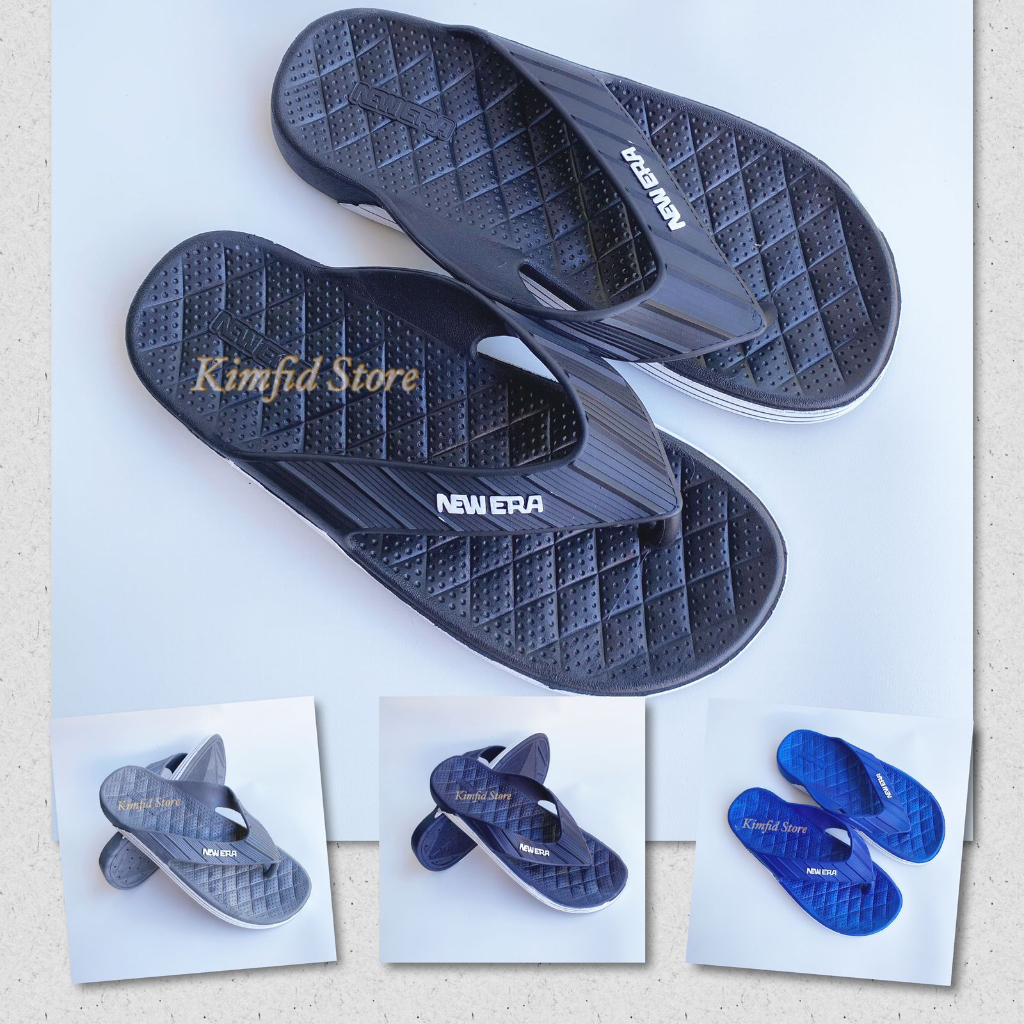 Sandal japit pria karet New era profound mb 63005