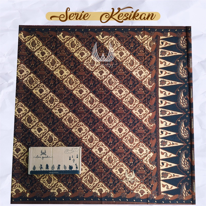 NEW MOTIF  Sarung Batik LarGurda Serie Kesikan (Motif Sidomulyo Miring)