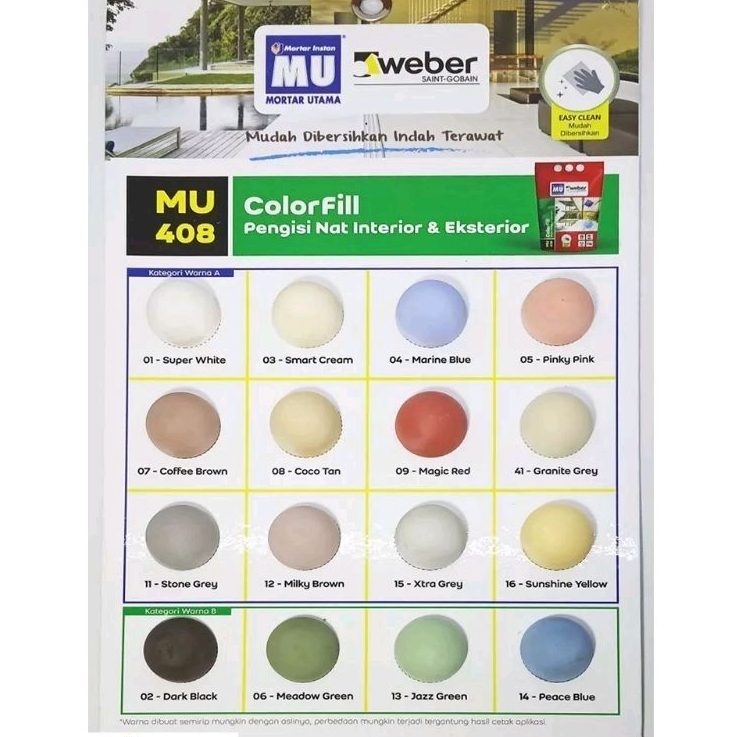 Nat keramik / tile grout / semen pengisi nat keramik granit