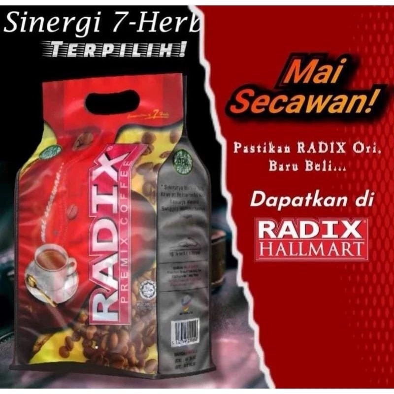 

Kopi Radix HPA 32 sachet+ 18 Sachet Kopi herbal