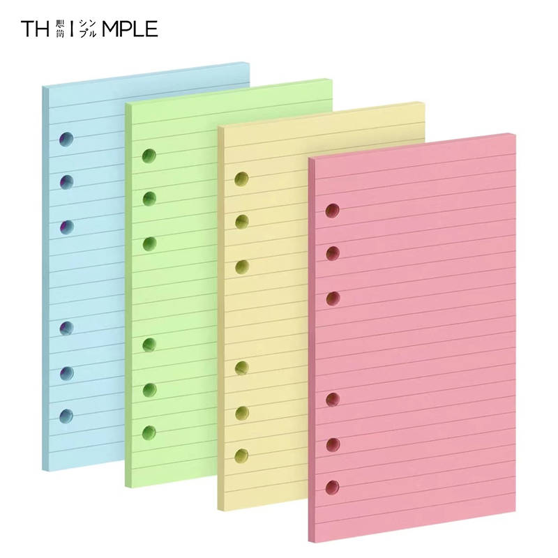 

Notebook Binder Ring Refill/Kertas File Loose leaf Isi Ulang A6 /A5 6ring for Binder Multiring -THIMPLE