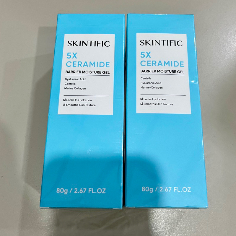 NEW SEALED SKINTIFIC 5X CERAMIDE BARRIER MOISTURE GEL 80G TUMBLER DOODLE BLACKPINK x STARBUCKS THERM