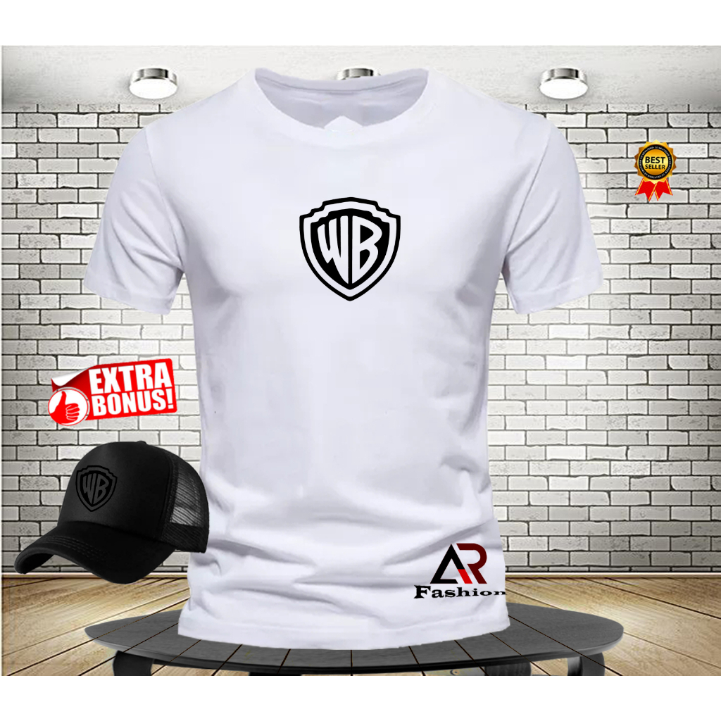 BONUS TOPI NEW ARIVAL T-SHIRT PRIA/WANITA WARN3R BR05 TEXS BLACK/ KAOS ORIGINAL QUALITY PREMIUM