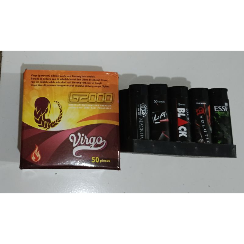 Pemantik magnet api gas/ pemantik korek api gas virgo/ korek api gas virgo