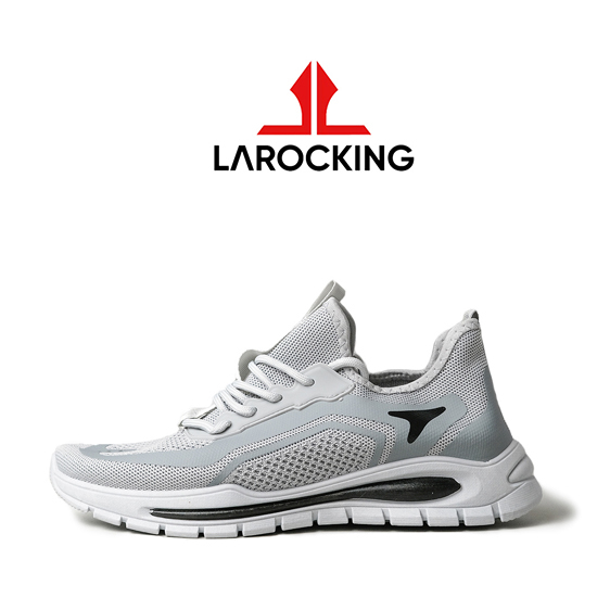 COD Promo Terbaru Larocking - Eclipse Abu | Sepatu Sneakers Pria