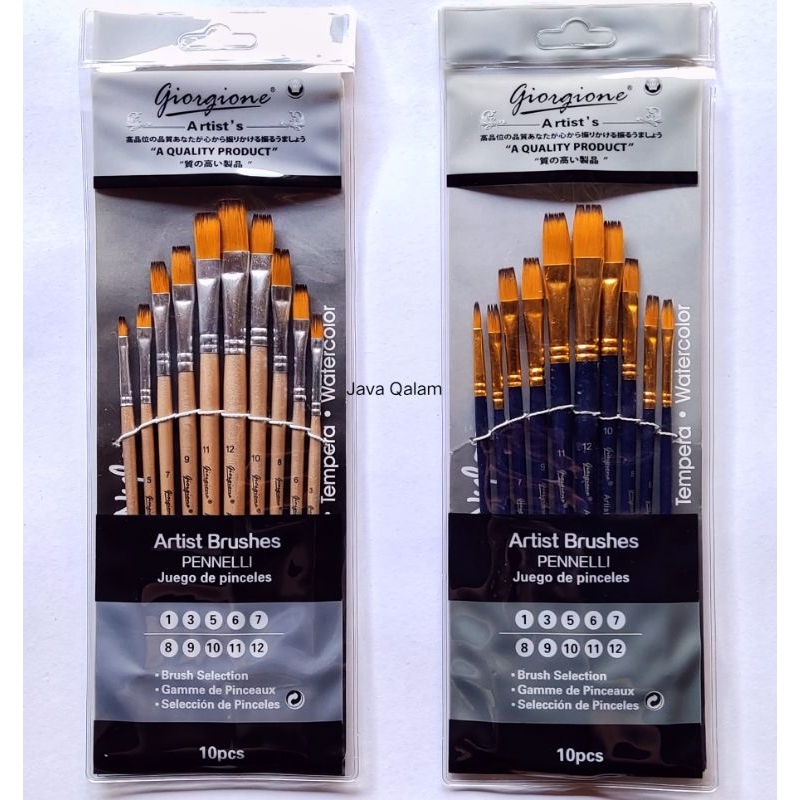 

Kuas lukis premium Giorgione G-200f dan G-100f