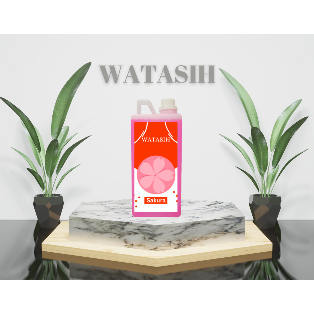Watasih Sakura Sabun Cuci Baju Cair / Sabun Cuci Baju Laundry Cair / Sabun Cuci Baju Murah / Sabun B