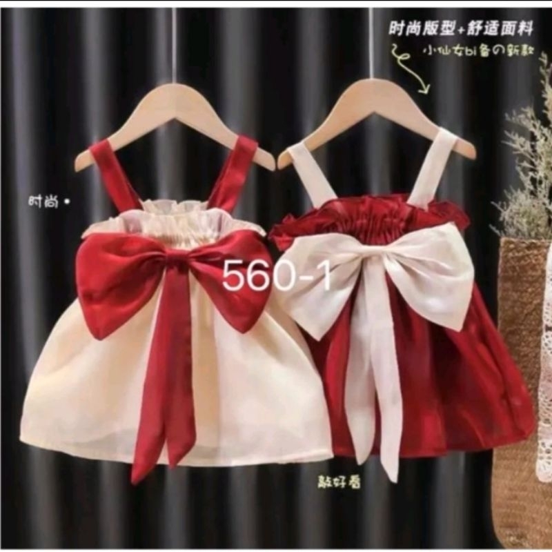 58. Dress / Gaun anak perempuan bahan organza