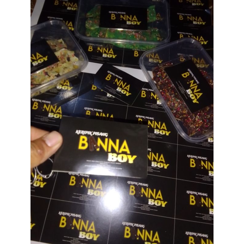 

keripik pisang dengan varian Rasa