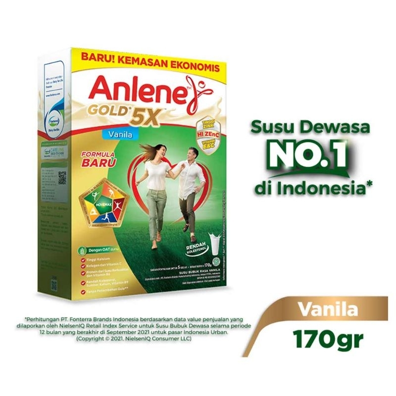 

Anlene Gold Plus 5X Hi-Calcium Vanila 170G