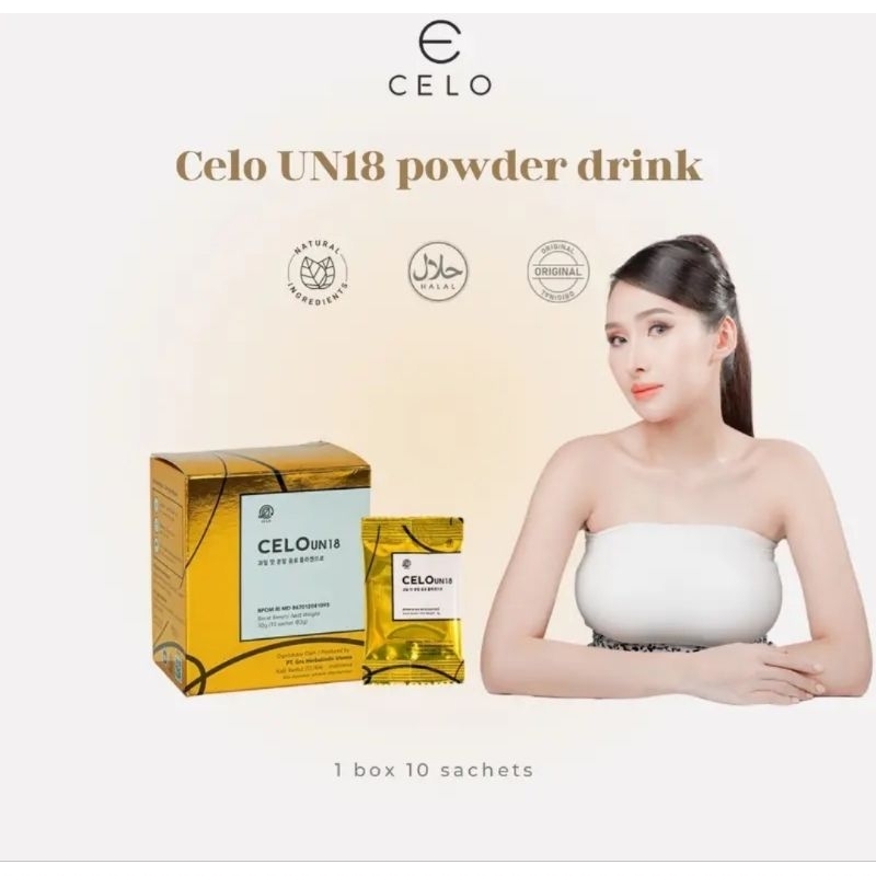 

CELO UN18 Gold Premium SUDAH BPOM