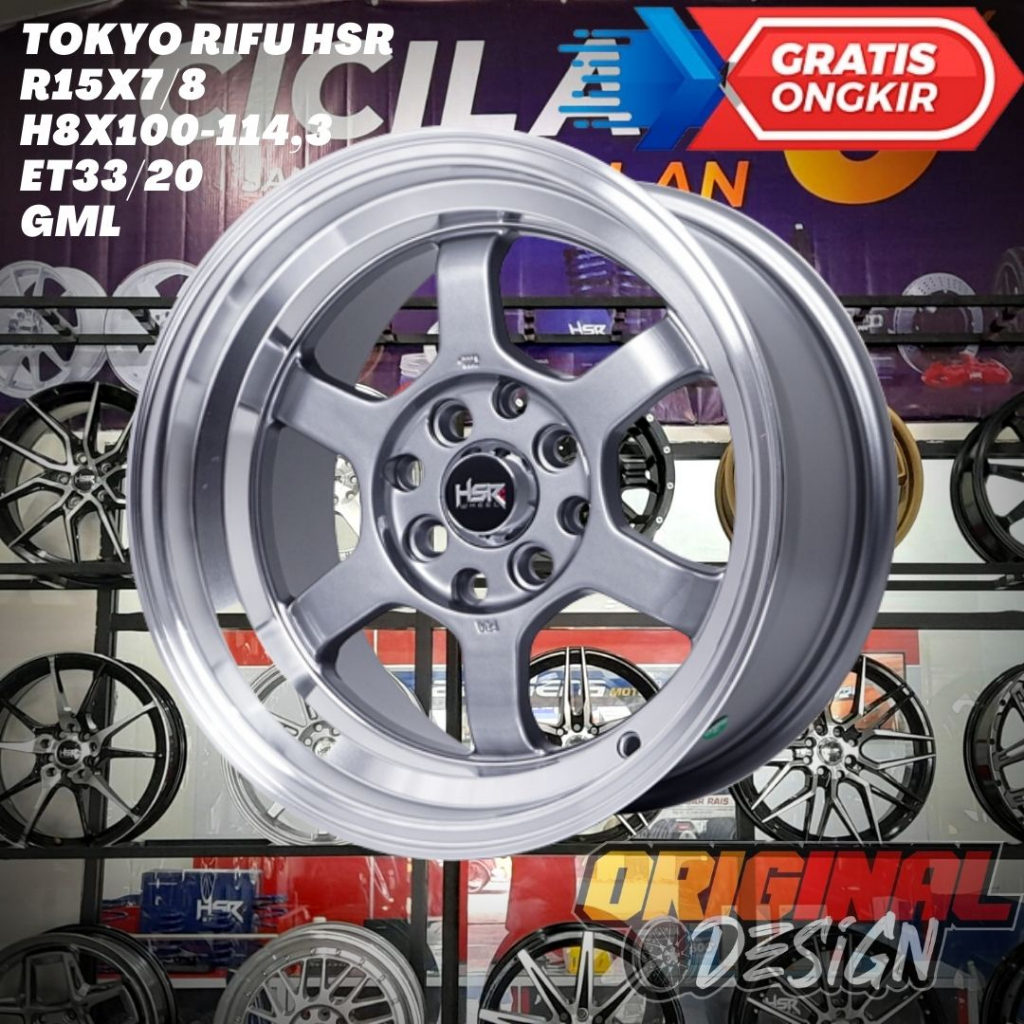 Velg Mobil Ring 15 TOKYO RIFU R15 Kijang , Corolla , Baleno , Soluna