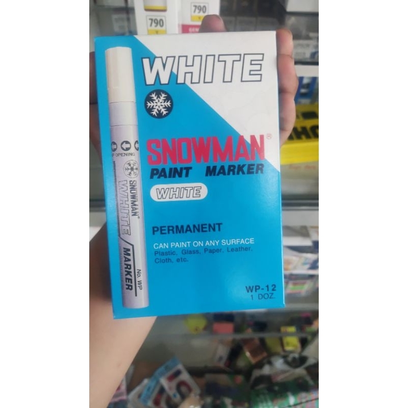 

spidol snowman white