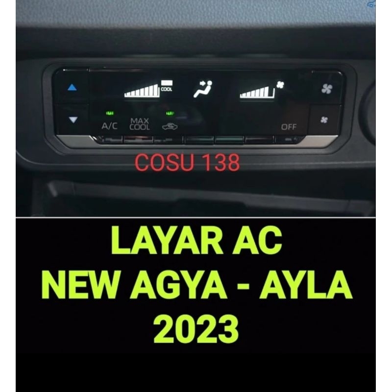 anti gores premium layar ac digital new agya ayla 2023