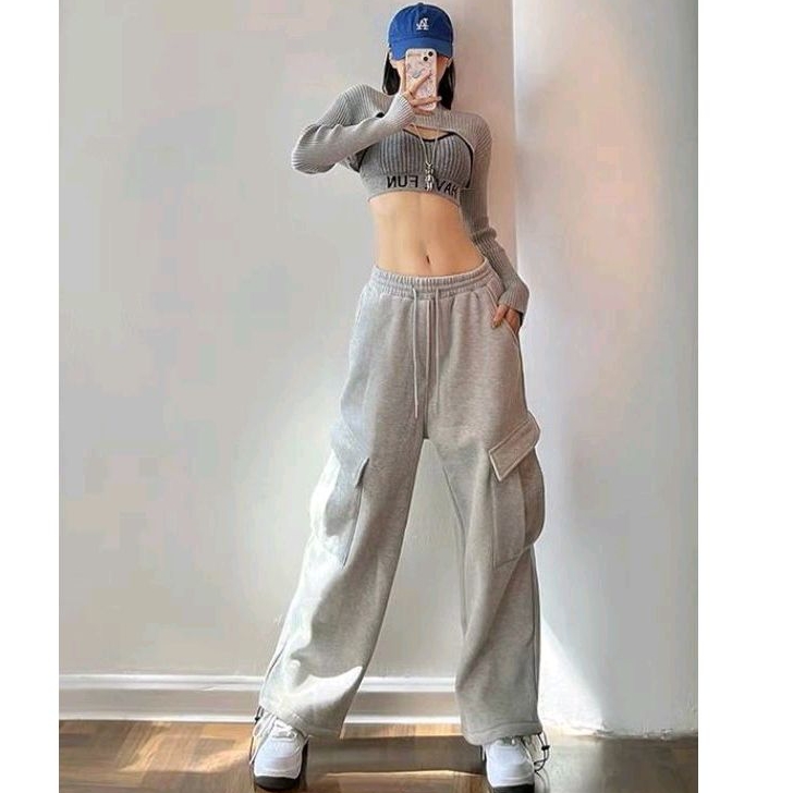 Celana Cargo Wanita Angel Cargo Pants Wanita Celana Kargo Angel Premium Celana Kargo Highwaist Angel