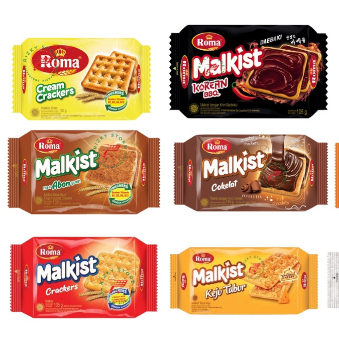 

Roma Malkist Crackers Biskuit 90 gr Tokokawanku