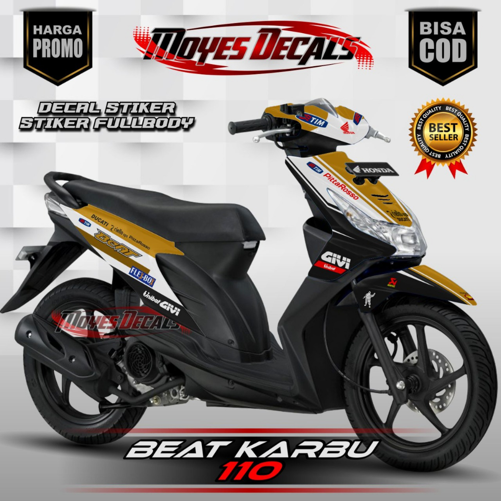 Decal Beat Karbu - Stiker Beat Karbu - Dekal Beat Karbu Full Body Custom